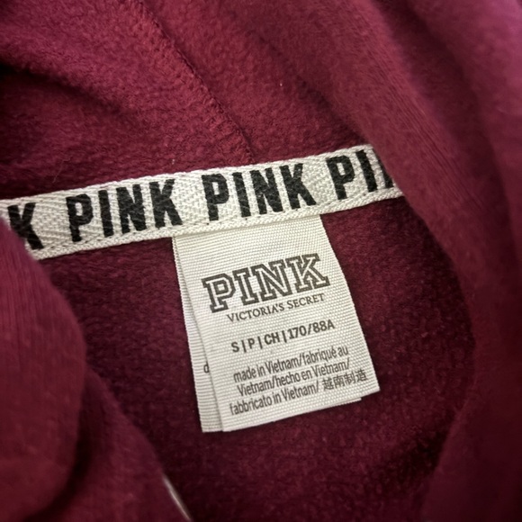 PINK Crop Hoodie - Picture 3 of 3